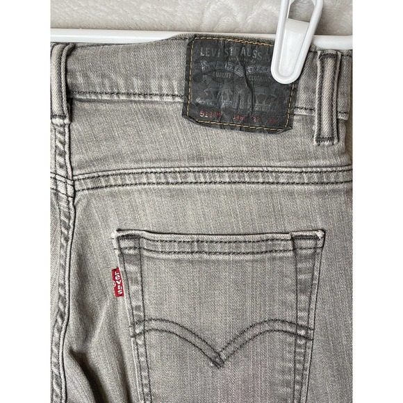 Levi’s 511 TM Slim Fit Boys Jeans Gray Size 14 REG 27x27 Cotton Blend - Picture 4 of 9